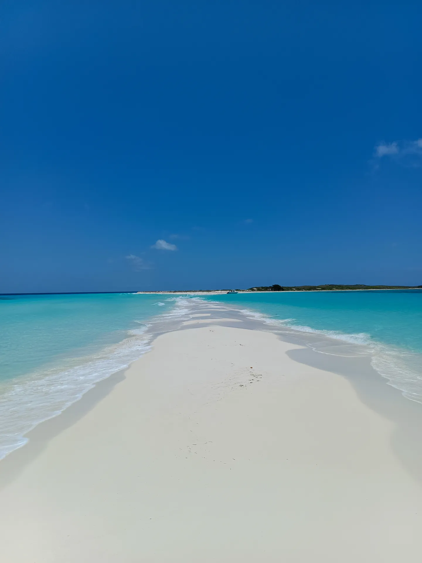 Istmo de arena blanca de Cayo de Agua