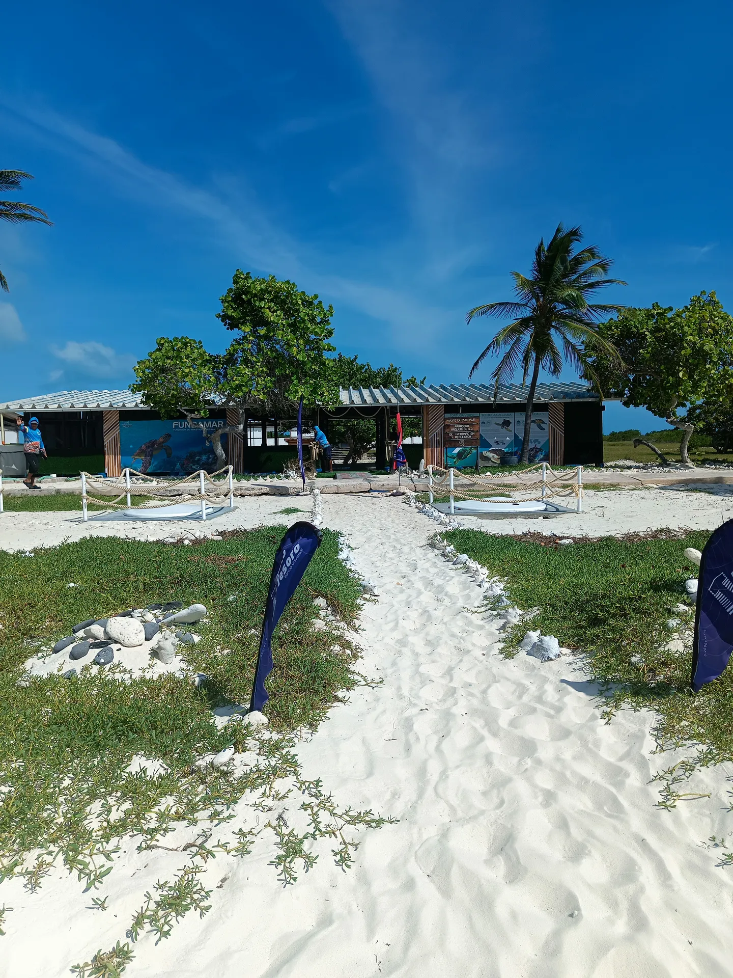 El cayo Dos Mosquises, sede de la Estación de Biología Marina